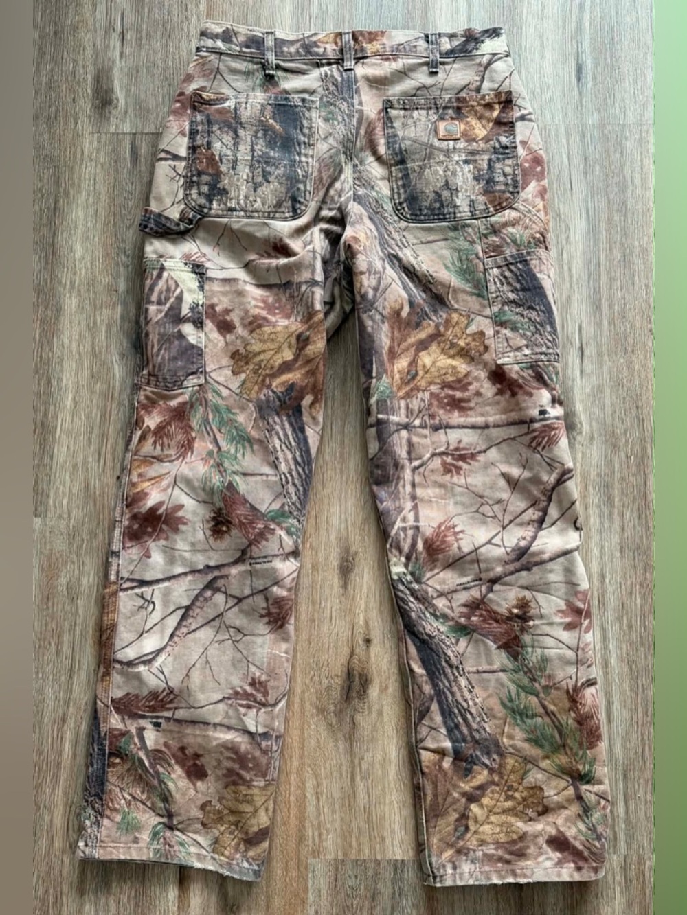 Carhartt Realtree Camo Work Pants in Brown Green